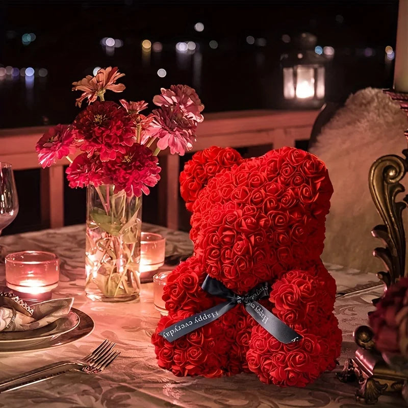 Rose Bear Artificial Flowers