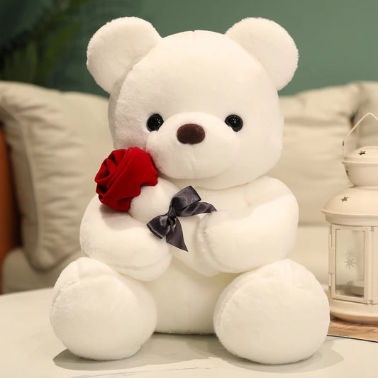 Teddy Bear with Roses Plush Toy